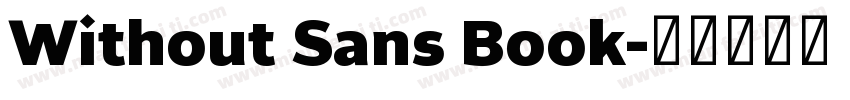 Without Sans Book字体转换
